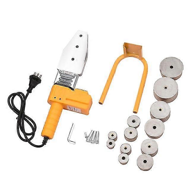 Plastic pipe welding machine 0-320 adjustable socket fusion welder with 2 heat dissipation 6 die heads 20/25/32/40/50/63mm