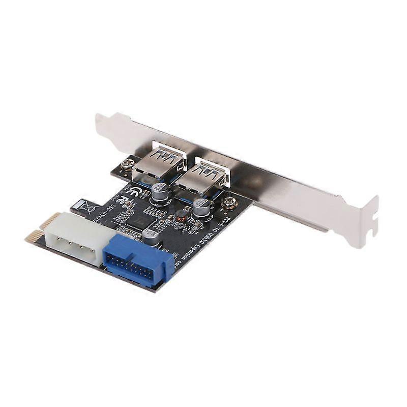 2 Ports PCI Express USB 3.0 Front Panel with Control Card Adapter 4-Pin & 20 Pin