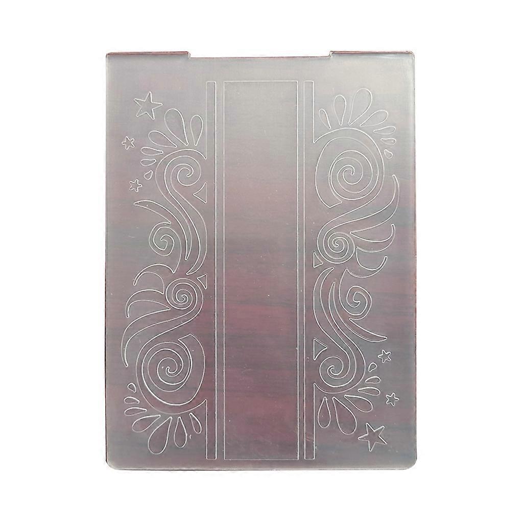 3D Embossing Folder Uneven Stars Flower Embossing Template Handmade Art Craft