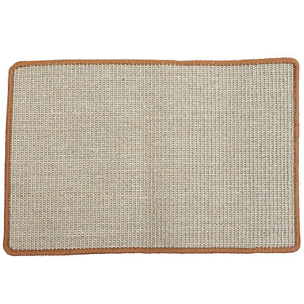 Cat Scratching Mat Cat Scratcher Mat Natural Sisal Cat Scratch Mats Horizontal Cat Floor Scratching Pad Rug