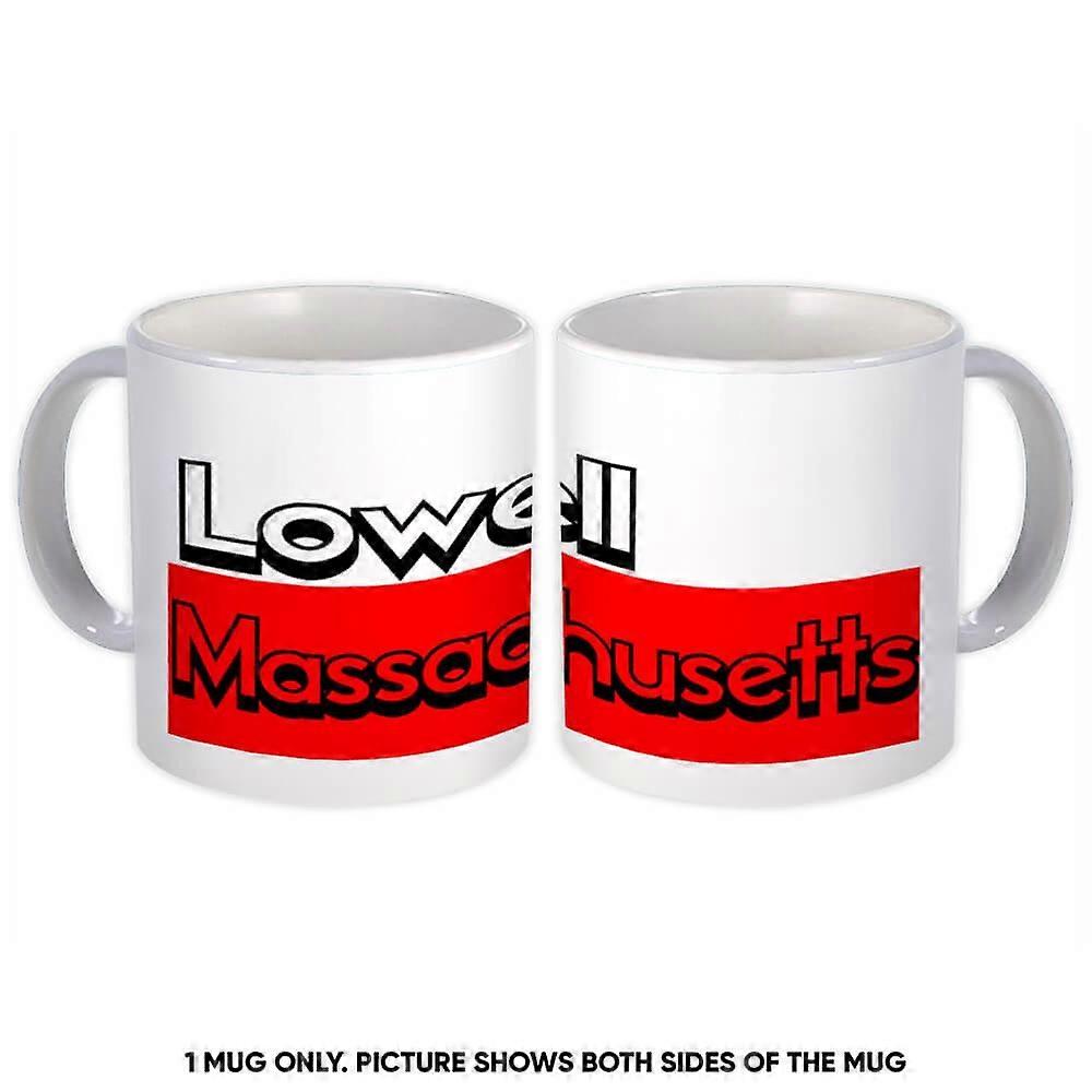 Gift Mug: Lowell Massachusetts Rectangle