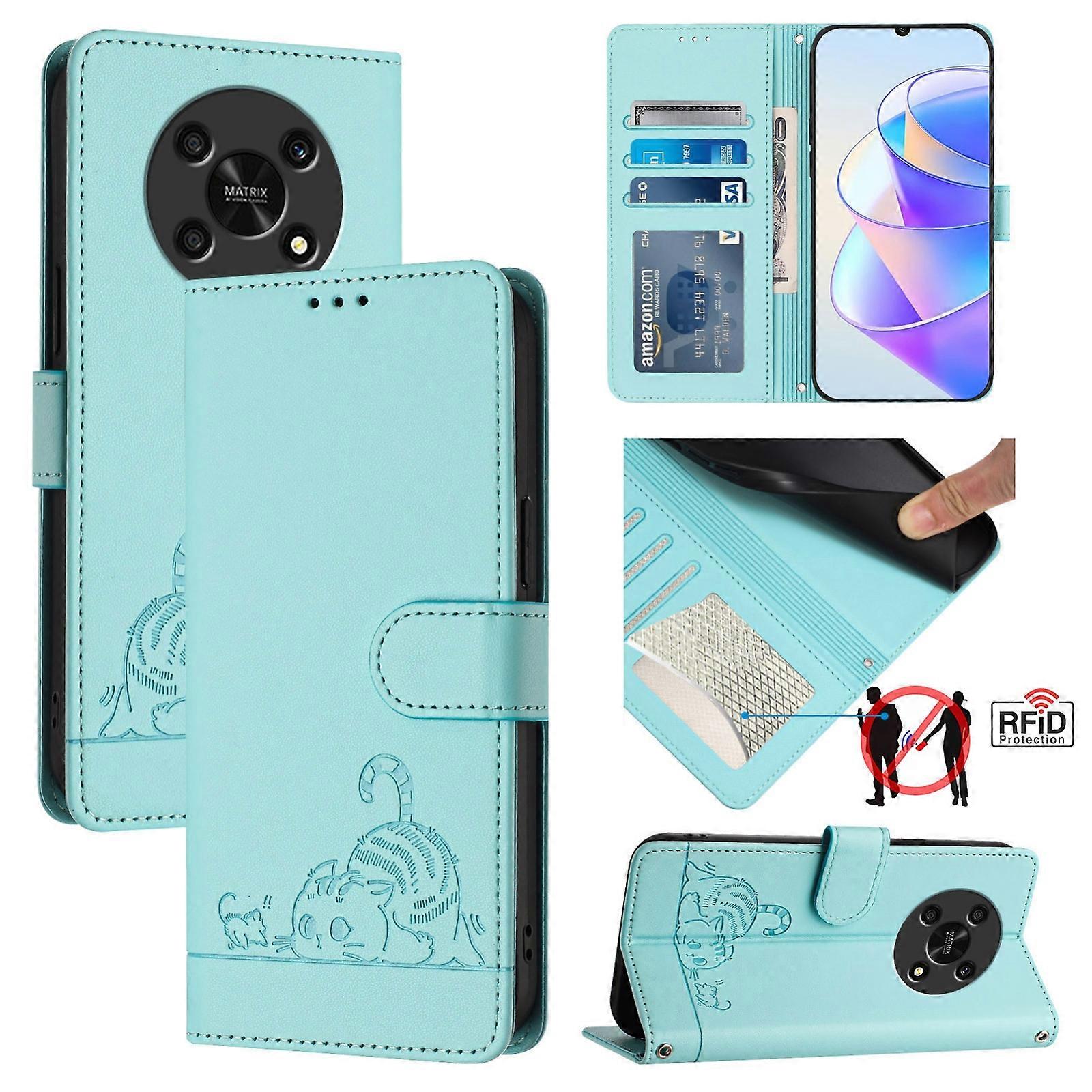 Cat Pattern Case For Honor X30 5G/X9 5G/X9 4G