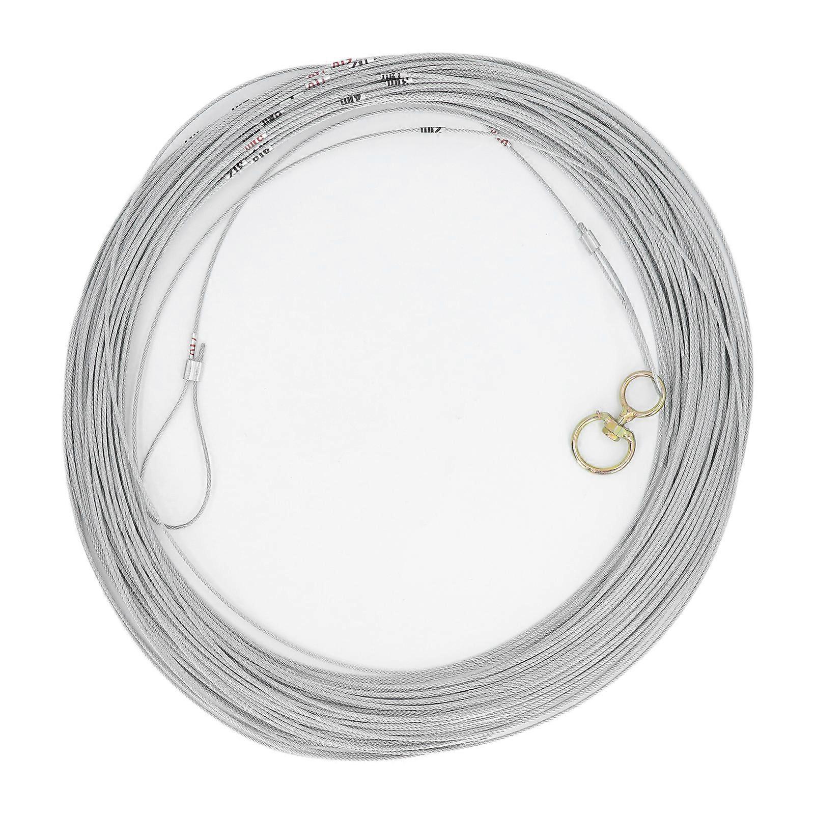 Risegun Deep Well Measuring Rope Steel Wire Non Shrinkage Scale for Construction Portable 70m