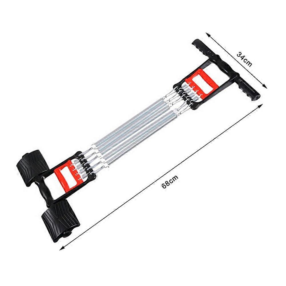 2023 New Spring Chest Developer Expander Men Tension Puller Fitness Stainless Steel Muscles Exercise Workout Equipment Resistance Bands