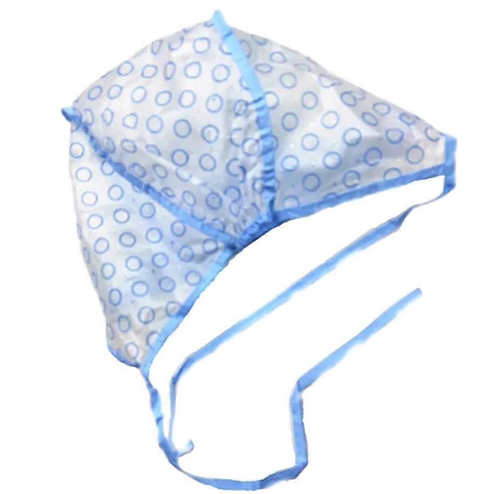 Double-layer Plastic Disposable Hair Highlighting Cap Dye Hat with Hook Needle