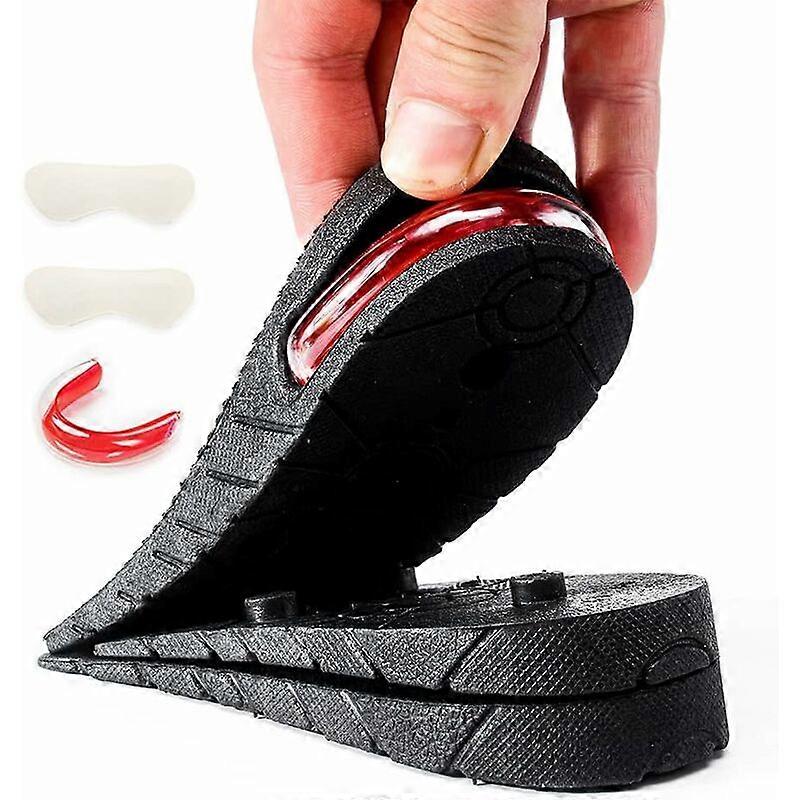 Vinterfremme,Højdeforøgelse indersål,Separable stigning hælindlægssålerHøjde 3cm 4,5cm 6cm,Skridsikker og blød indersål stigning for alle mennesker og almos