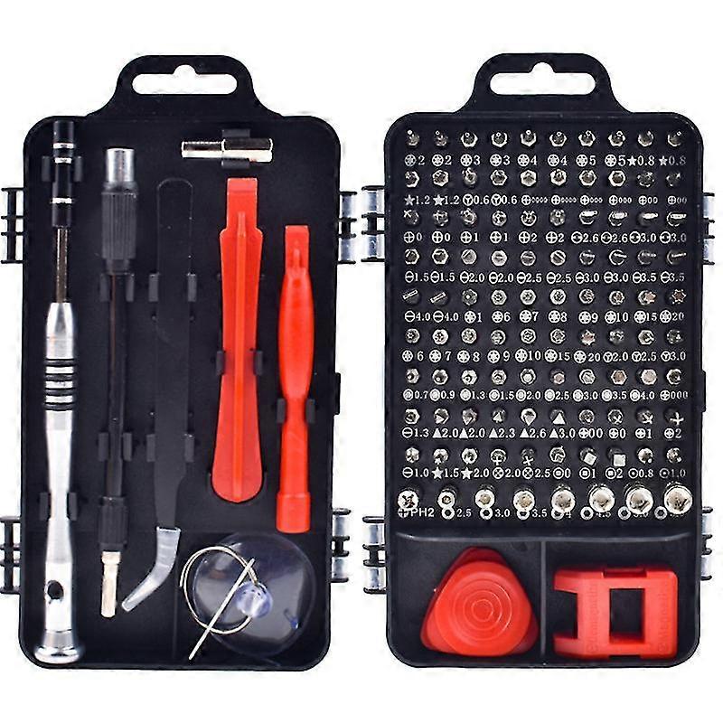 Electronics, Smartphone, Computer & Tablet Repair Kit Eyeglasses/watch Precision Screwdriver Set With Case(1set, Black Plus Red)