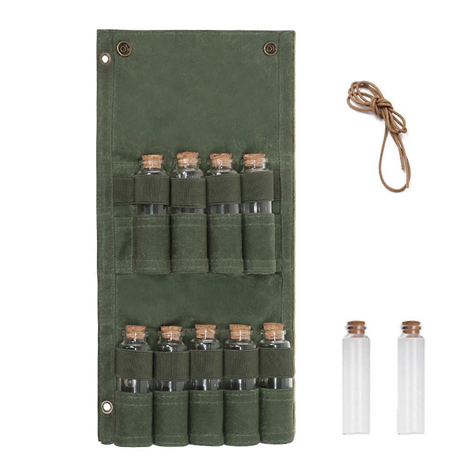 Portable Spice Bag with 11 Spice Jars