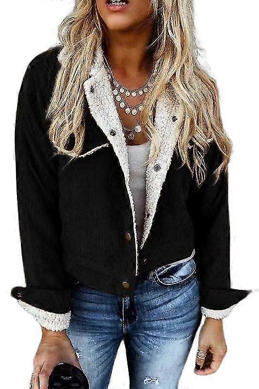 Cappotto Jean foderato in pile Donna con cappuccio Denim Et Warm