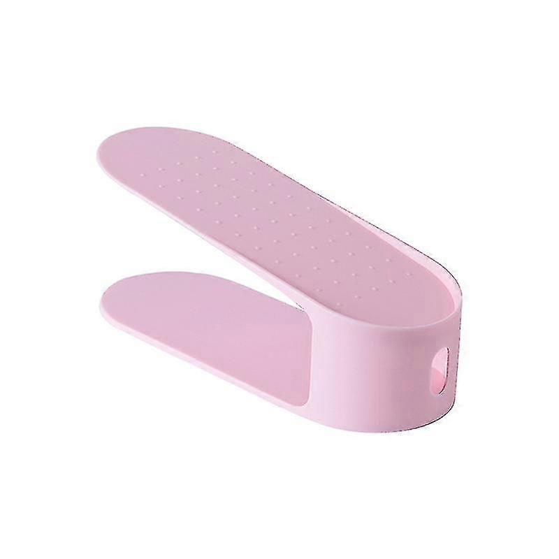 Double-layer Shoes Stand Holder Space-saving Storage Rack Shelf Home Organizer Q