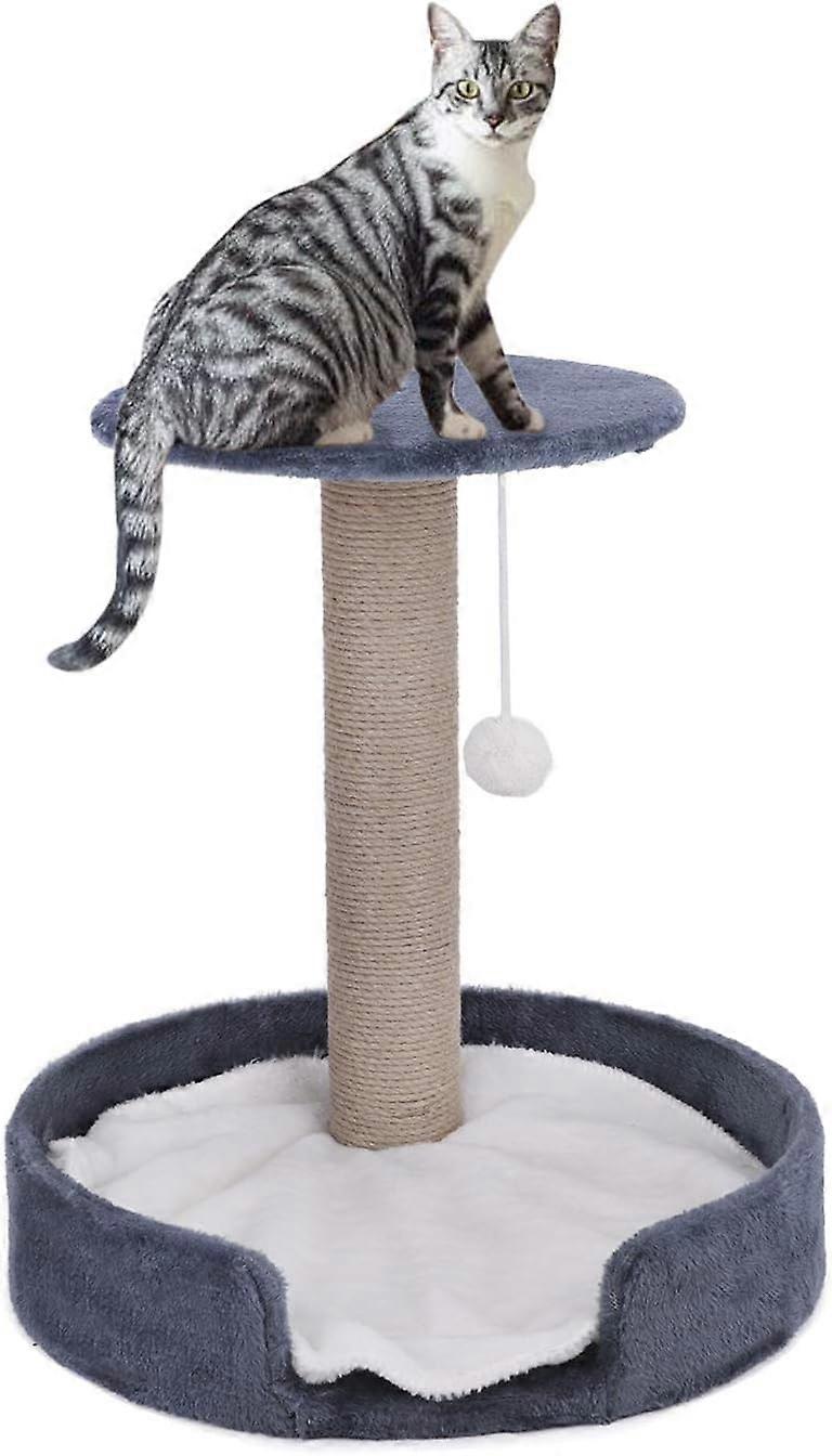 Play Tower Trees Indoors Small Large Cats Cat Climbing Tree Frame with Scratching Post Plush Hanging Ball Soft Cat Sleeping Bed, Cat Play Climbing Tow