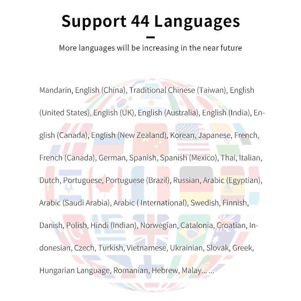  Language Translator Device Speed and Accuracy Screen Camera for Travelling