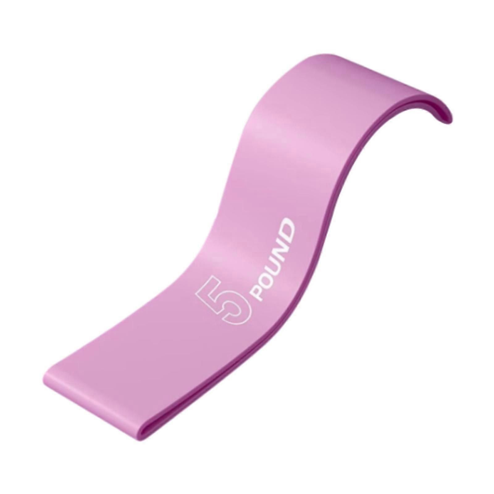 Resistance Band Booty Band Yoga Band for Hip Circle Lift Pilates Working Out Violet 5 lbs