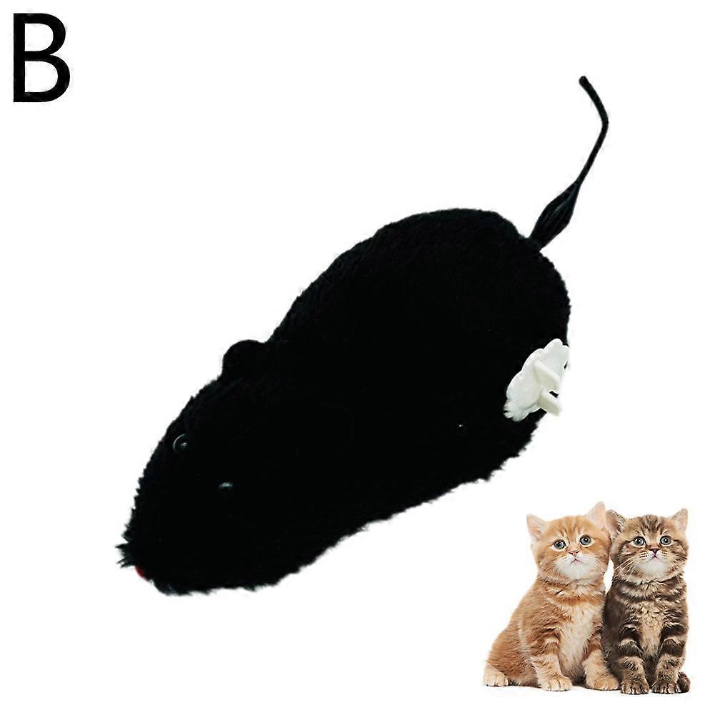 Clockwork Mouse Pet Toy Wind Up Interactive Fun Exercise for Cats Dogs Play