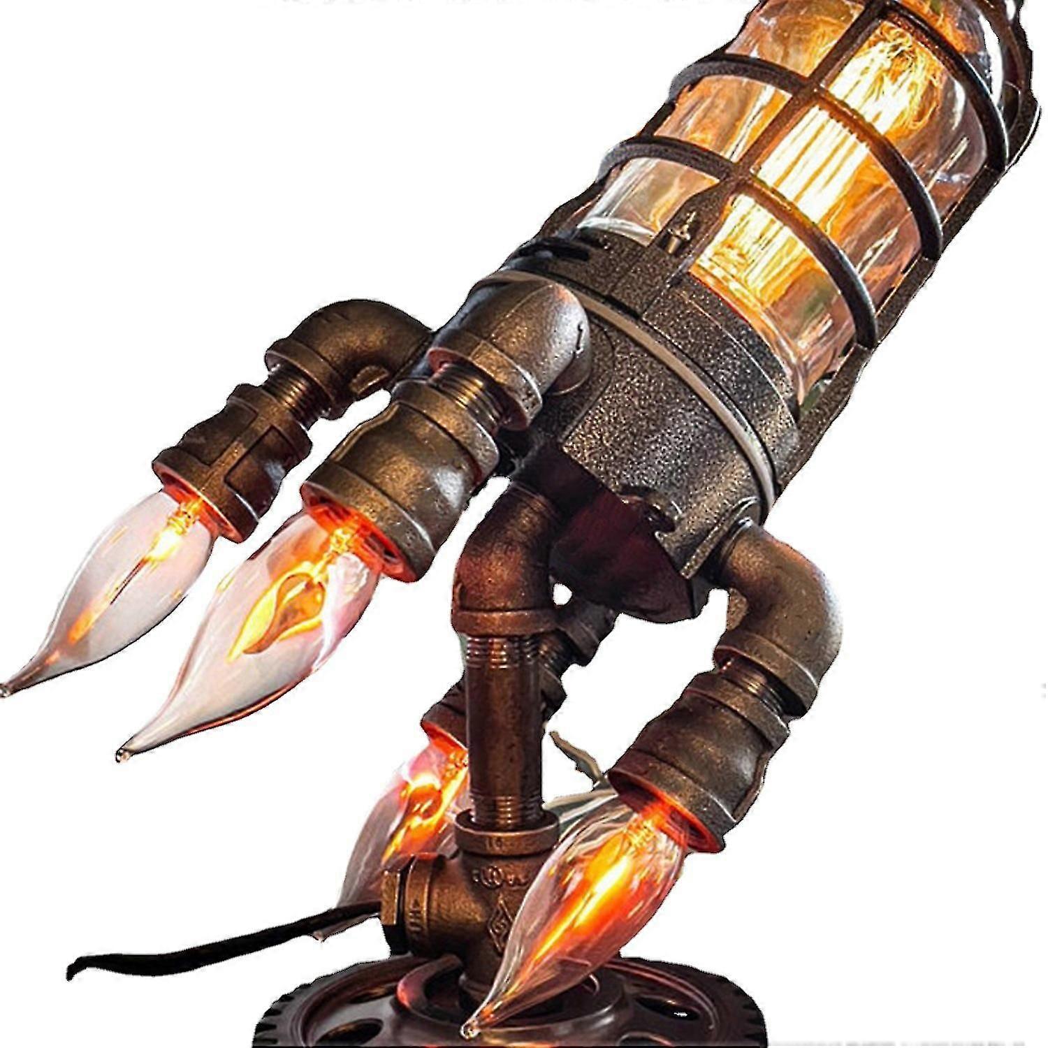Steampunk Rocket Light Party Decoration Interior Decoration Light