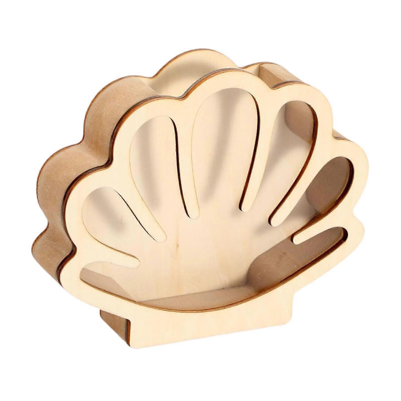 Shell Storage Container Creative Versatile Decor Clear Stones Storage Holder