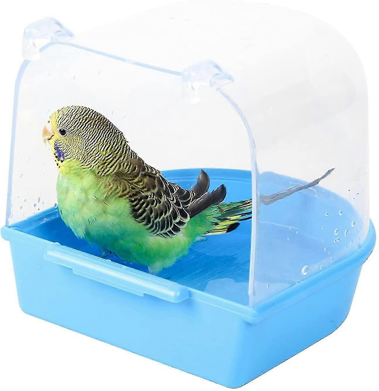 Lintukylpyamme, roikkuva kylpyamme, lintuhäkkitarvikkeet koukkuilla