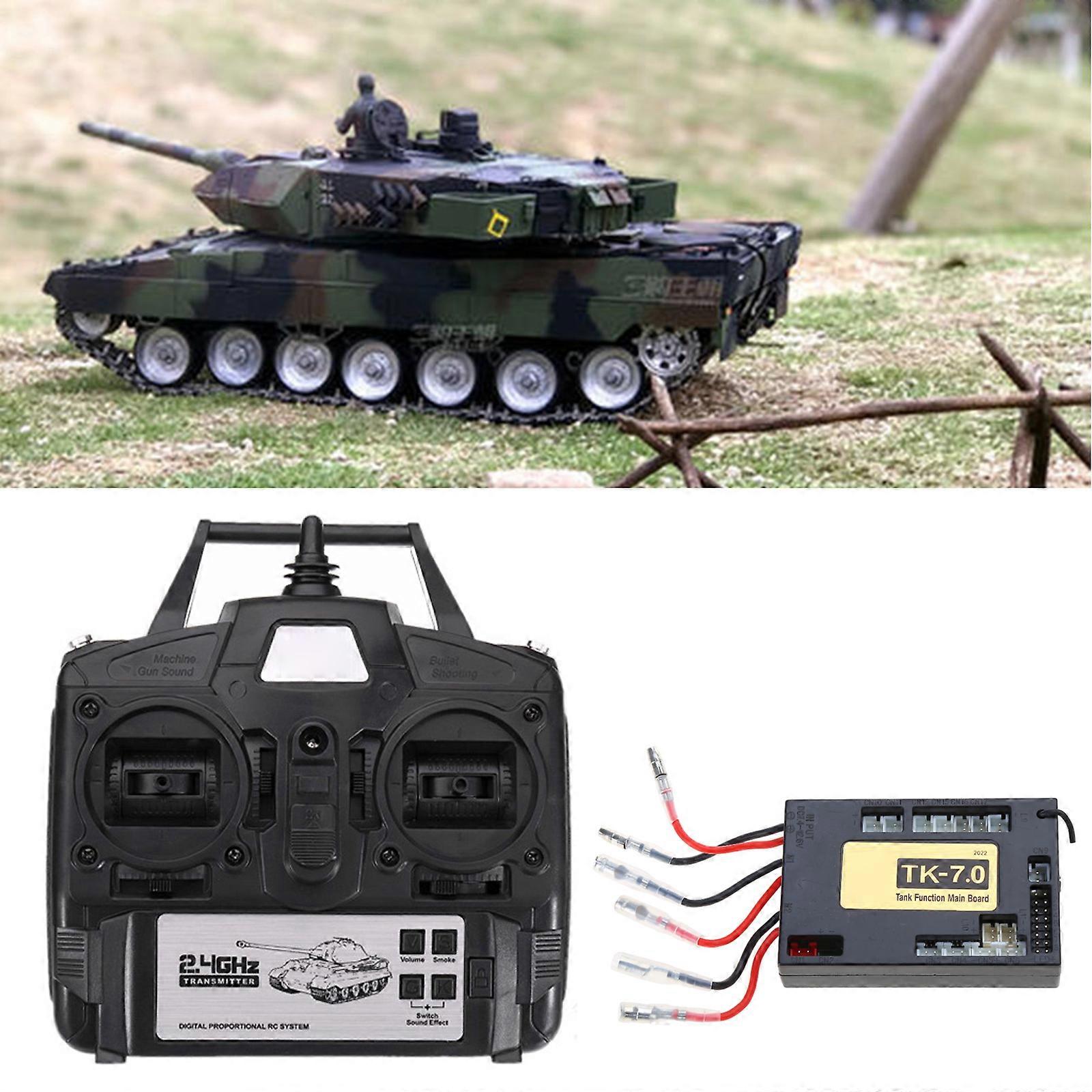 2.4GHz Remote Control Radio System DIY Toy TK-7.0 Version Receiver Main Board Digital Radio Transmitter for 1/16 RC for Multicolor