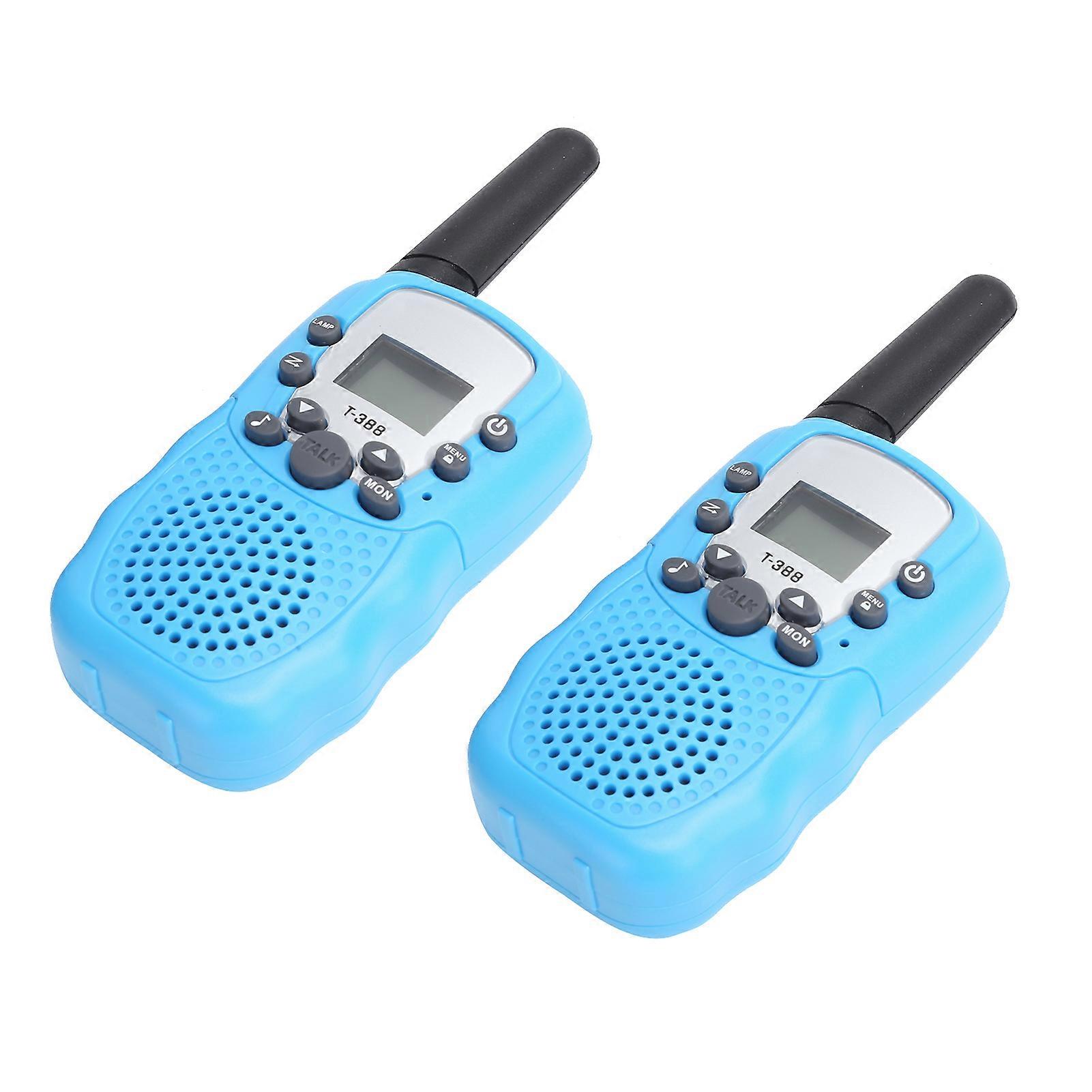 T388 Mini Handheld Two-Way Radio 3km Range LCD Screen Blue