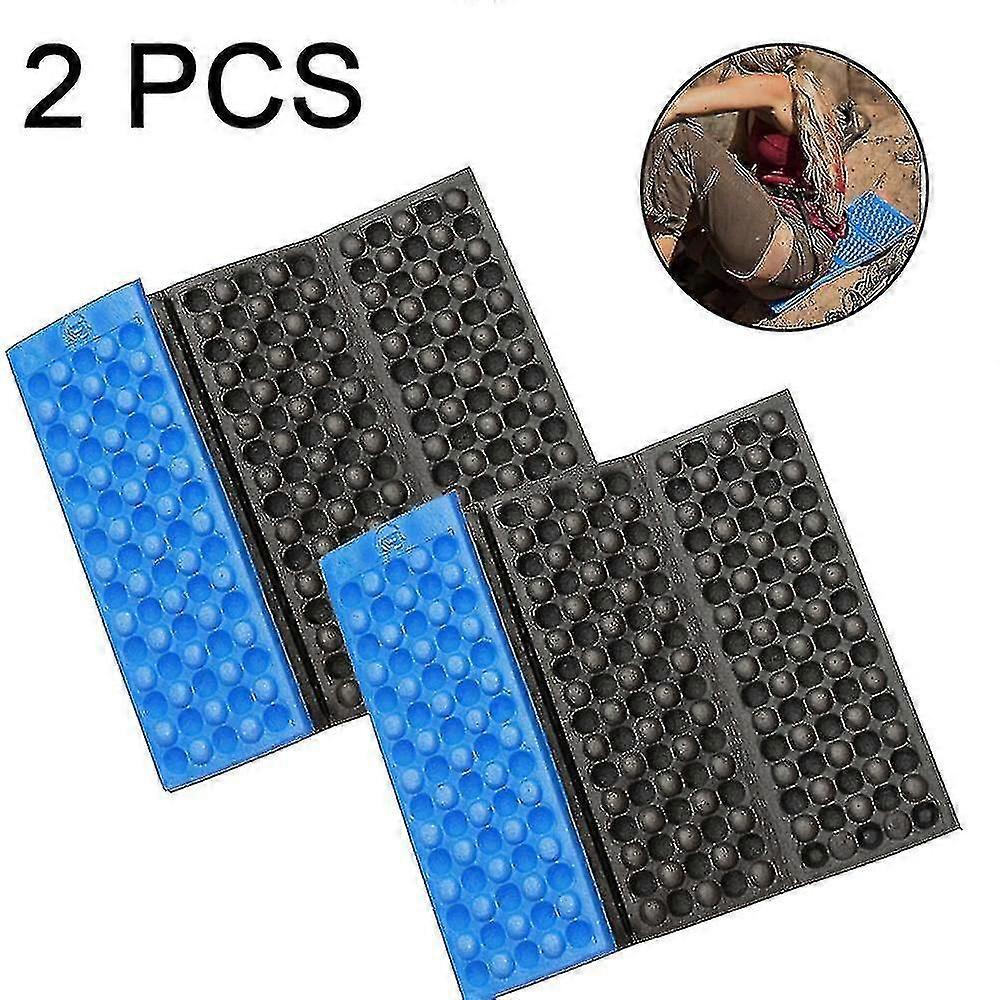 2pcs Camping Foam Pad Waterproof Xpe Foam Seat For Picnic, Hiking
