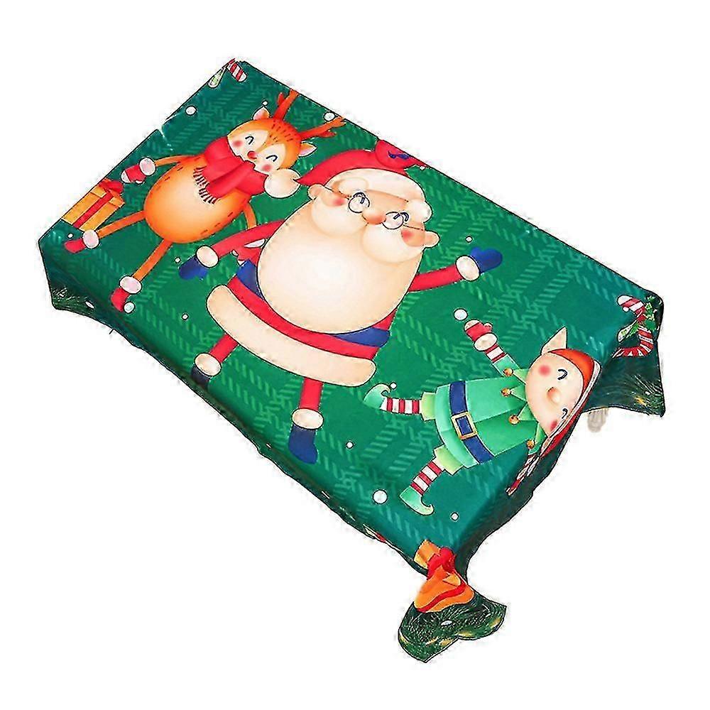 Printed Fabric Tablecloth For Christmas, Holiday, And Winterrectangular