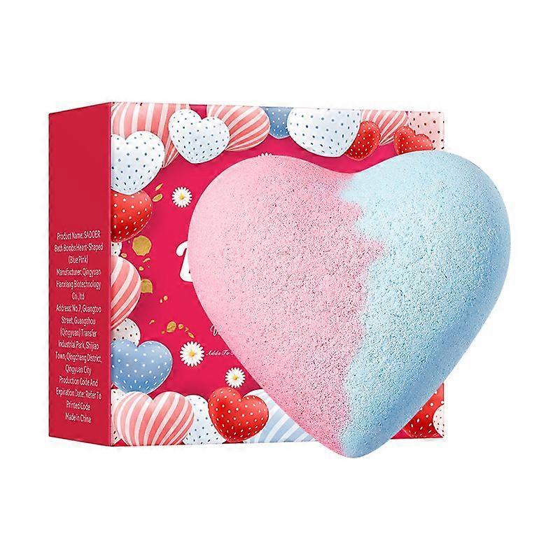 Sadoer hjerteformet badebombe dyprensende kroppsbadesalt