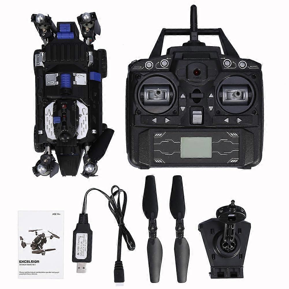 2.4G 4Channel Remote Control Drone Air & Ground Mode RC Quadcopter Wifi FPV with 2MP Camera