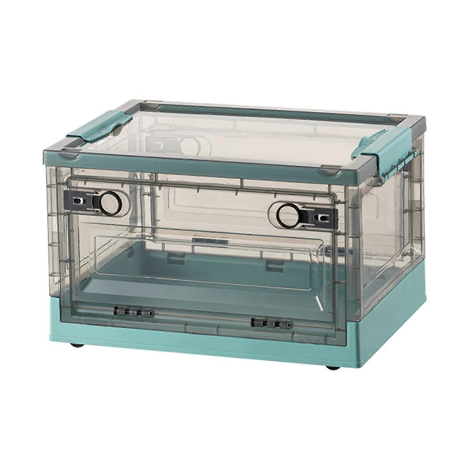 Clothes Storage Box with Lid Large Capacity Stackable Storage Container Heavy Duty Plastic