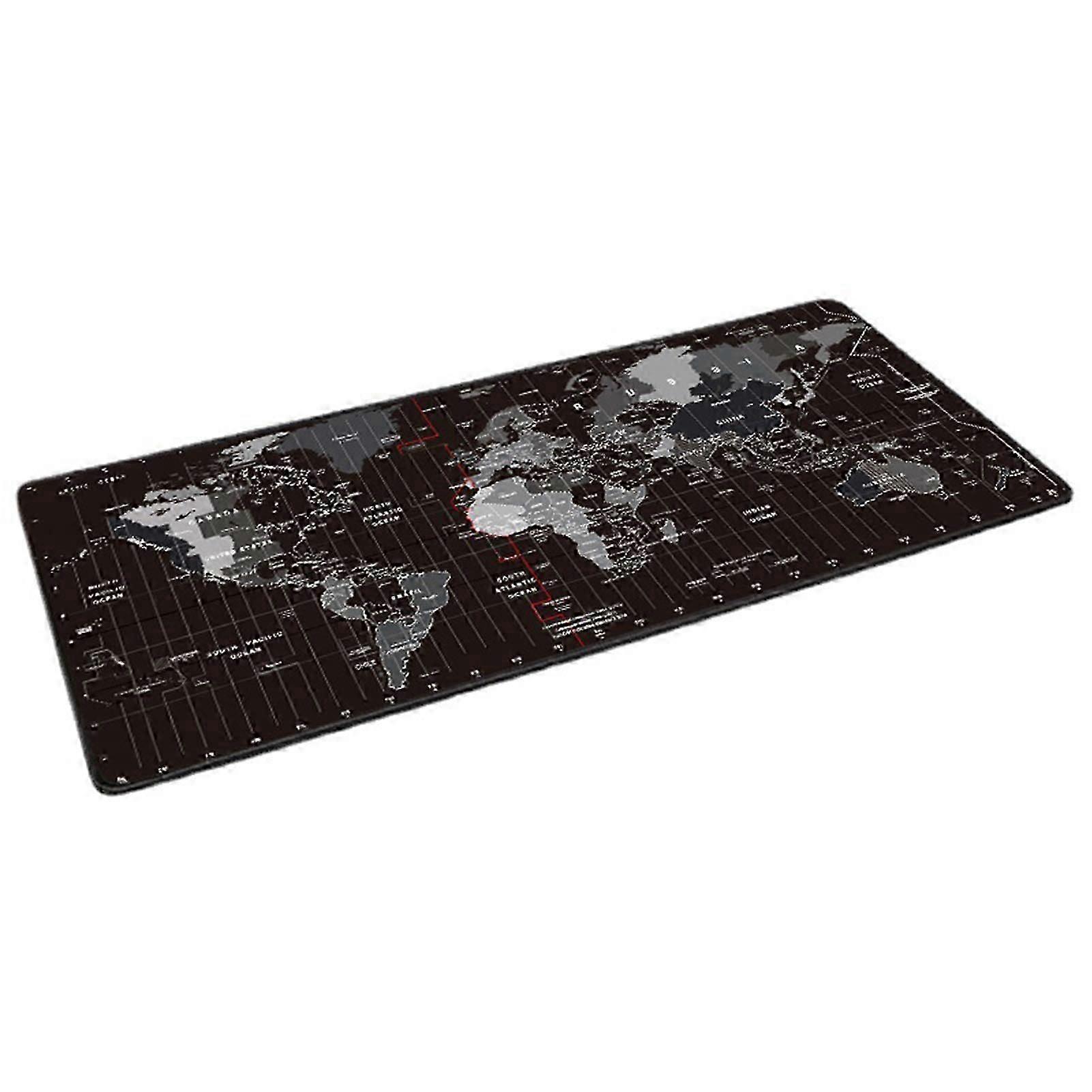 Map Mouse Pad 11.8 X 31.5 X 0.12in Comfortable Large Rubber Mouse Pad Desk Mat For Laptop Computer And Pc
