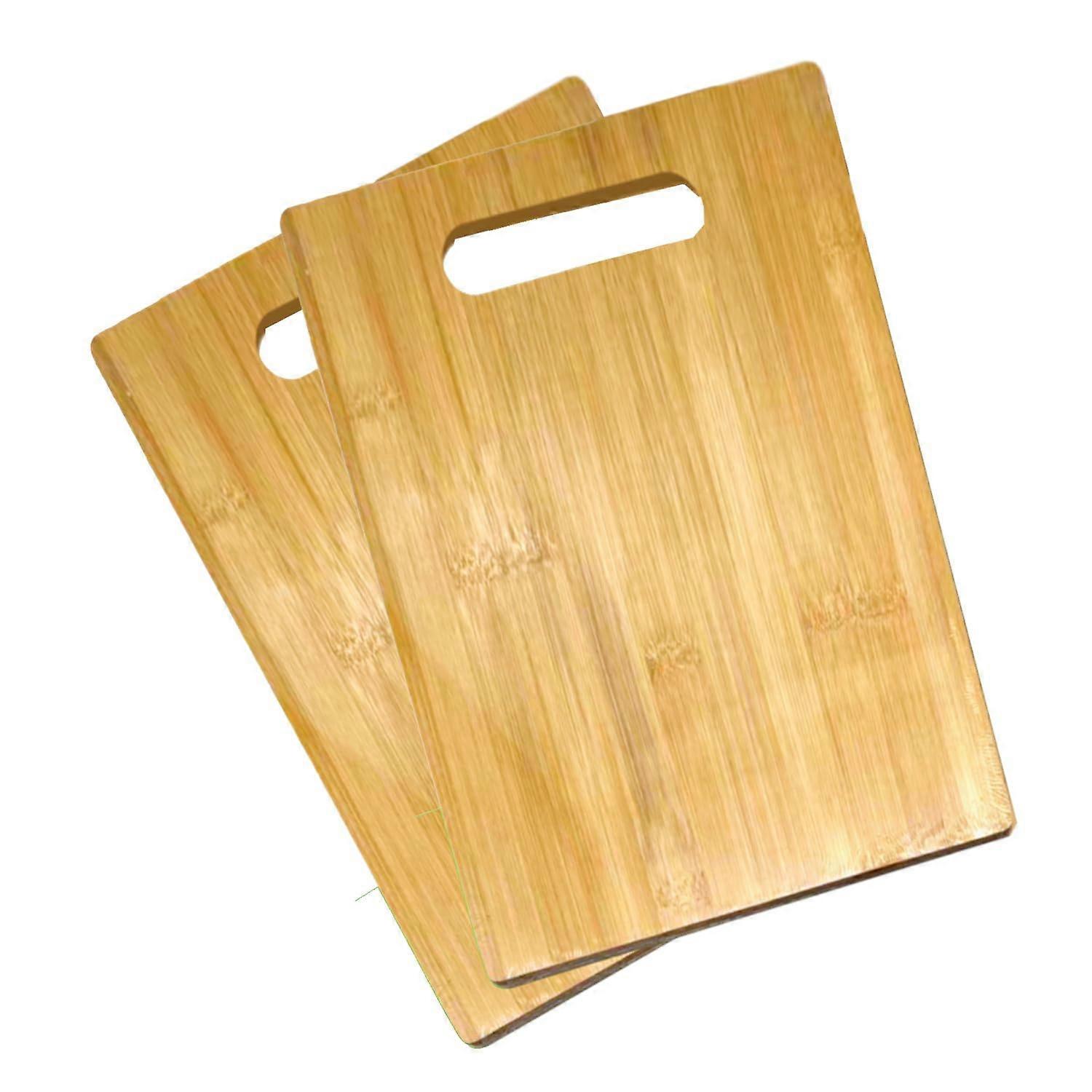 2 pack bamboo cutting board, 12" x 9", for custom engraving
