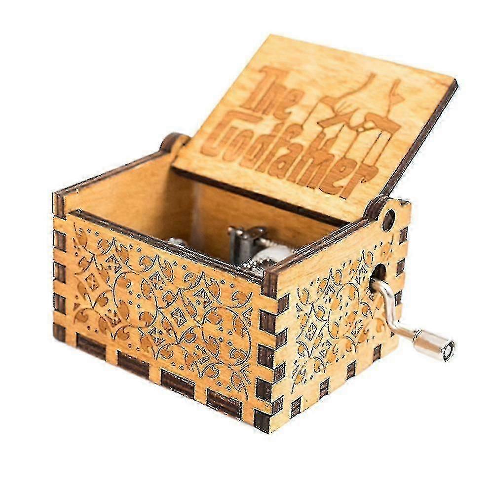 End Music Box Hand Crank Godfather