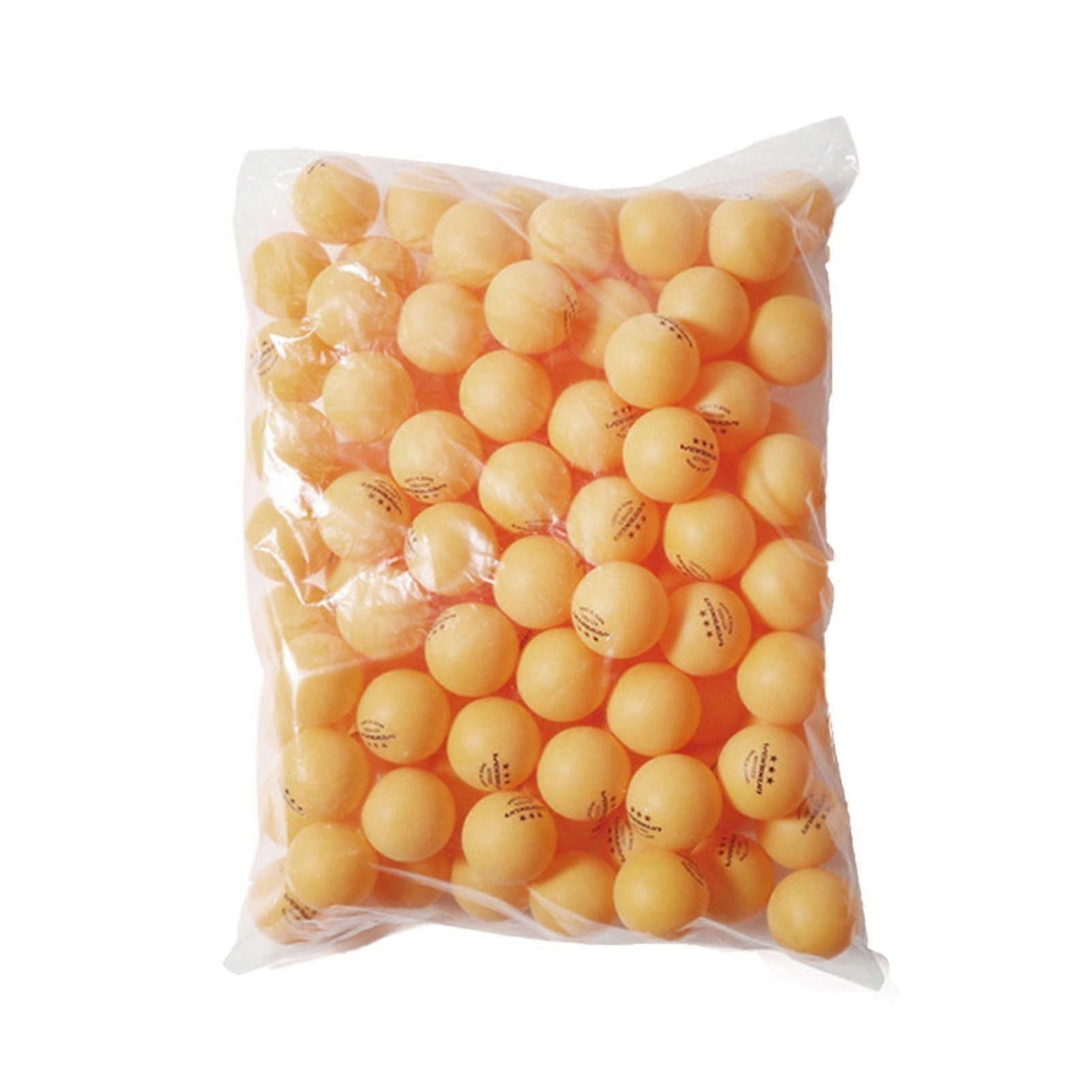 Table Tennis Ball Set of 100 Bulk Ping Pong Ball 3-Star 40+ Standard Size ABS Training Ball for Game
