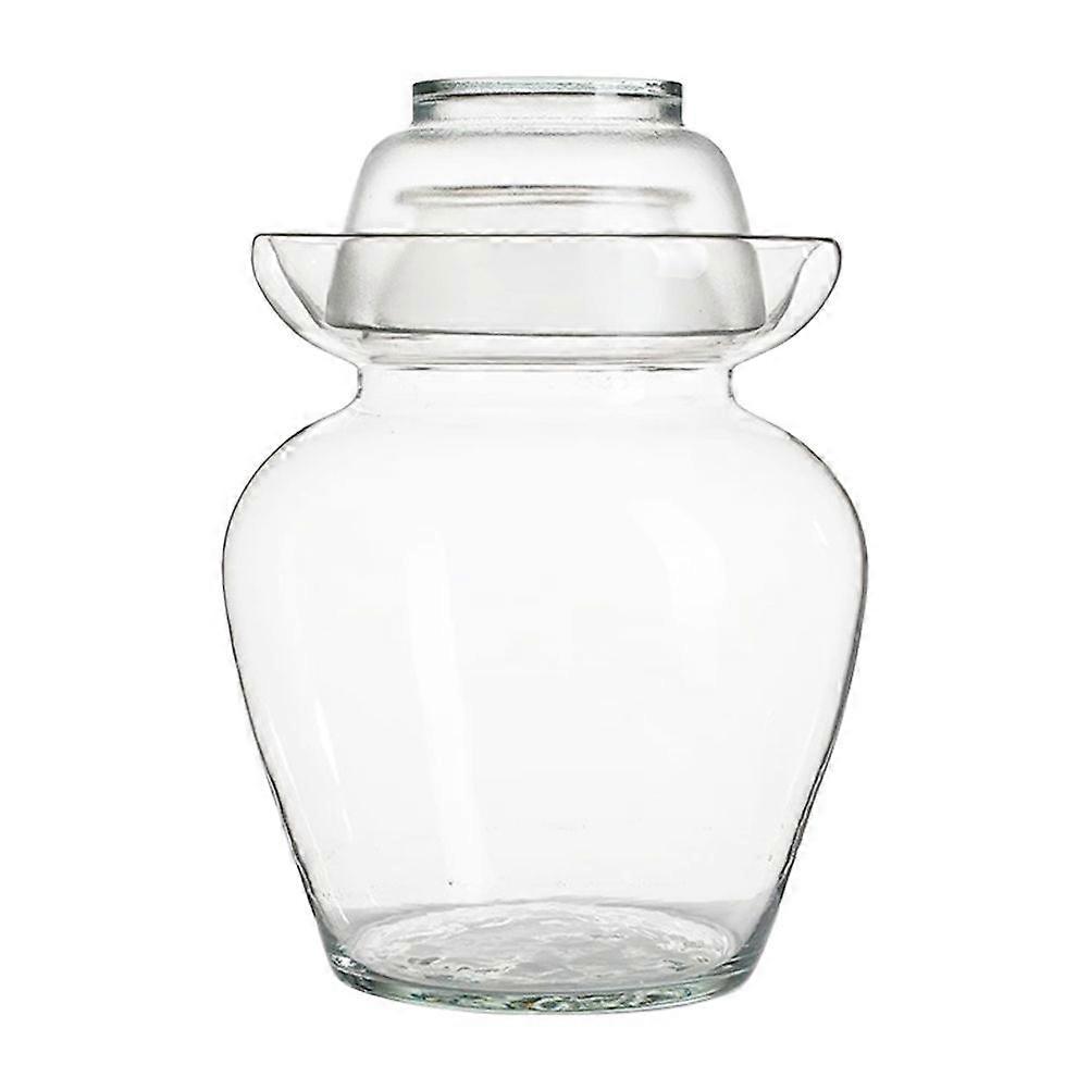 Glass Pickle Vegetable Jar Large Capacity Sealed Storage Jar for Restaurant