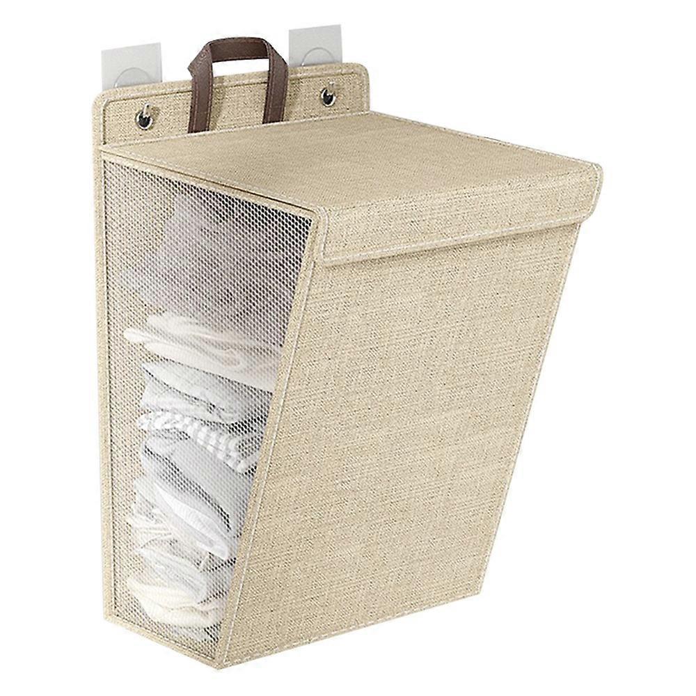 AS Foldable Laundry Hamper Large Capacity Storage Basket Wall Hanging Multifunctional Organizer For 