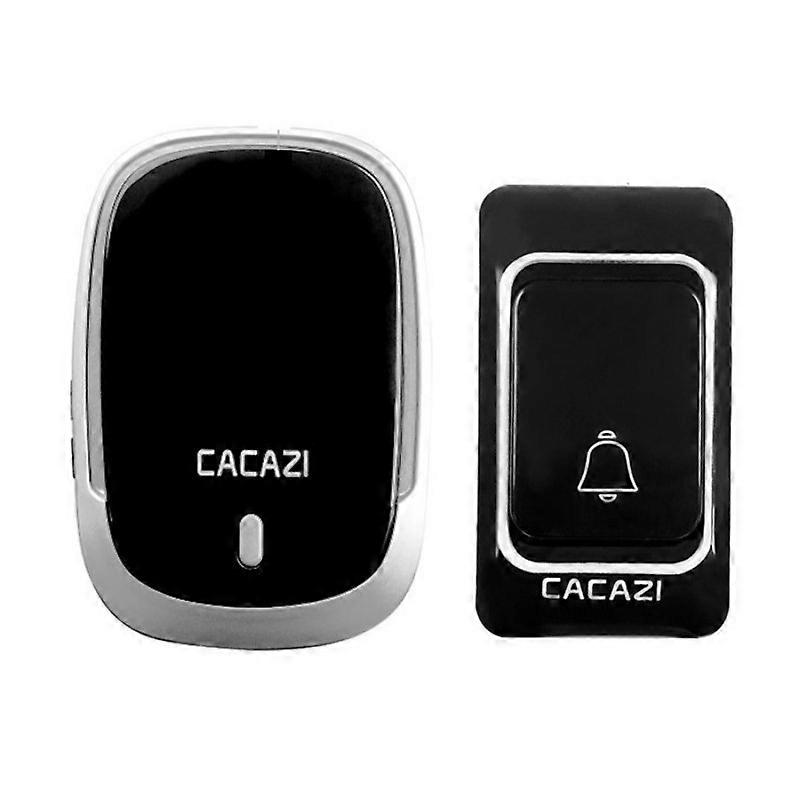 CACAZI K01 Pager Wireless Smart Music Doorbell, Random Color Delivery, US / EU / UK Plug