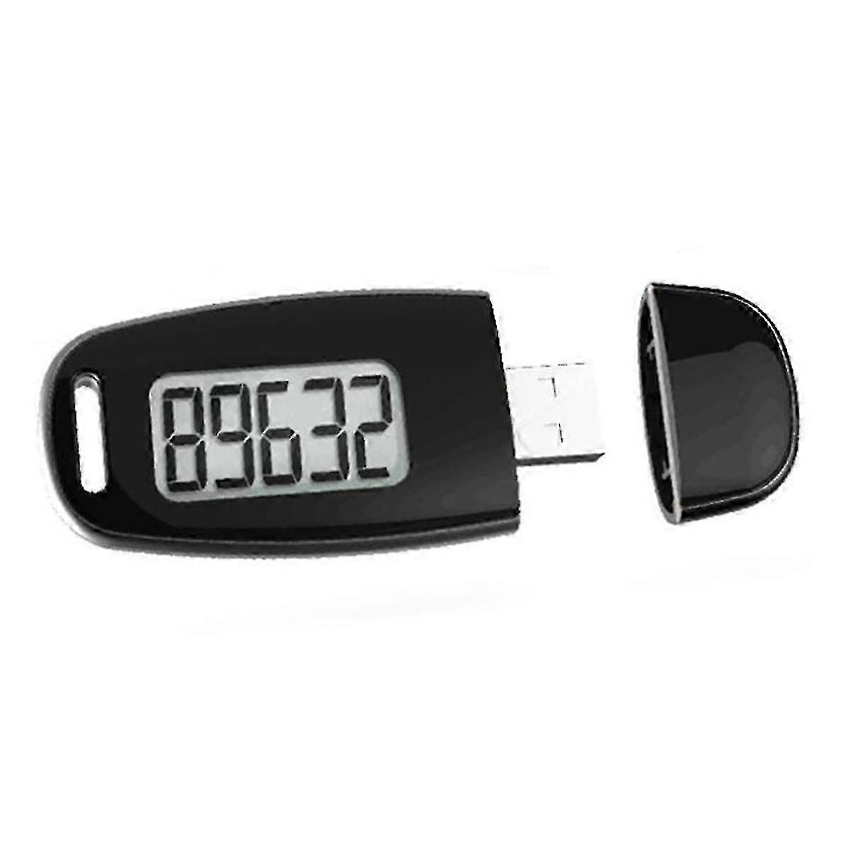 Simple Step Counter,walking 3d Pedometer With Rechargeable Battery, Accurate Calorie Counter-Good