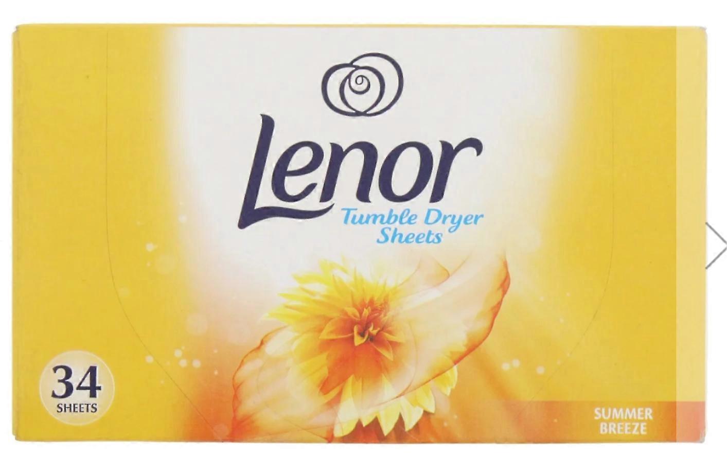 Lenor Tumble Dryer Sheets Summer Breeze - 34 Sheets