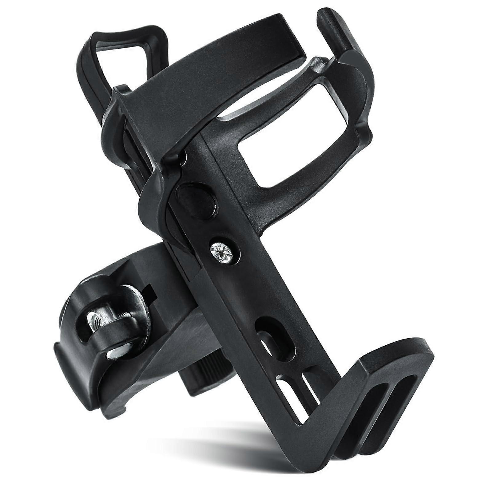 Screwless universal bike water bottle holder, for bikes and strollers