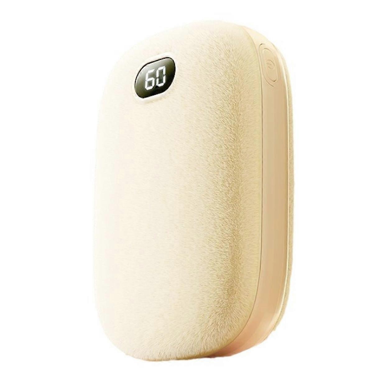 Plush Hand Warmer 2 in 1 Mobile Power Supply with Three-Level Temperature Adjustment Digital Displa