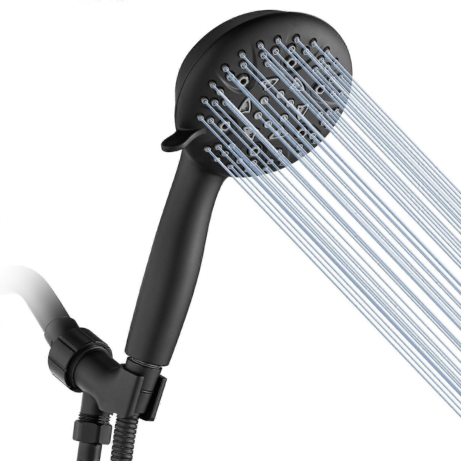 High pressure shower head for handheld use and easy installation