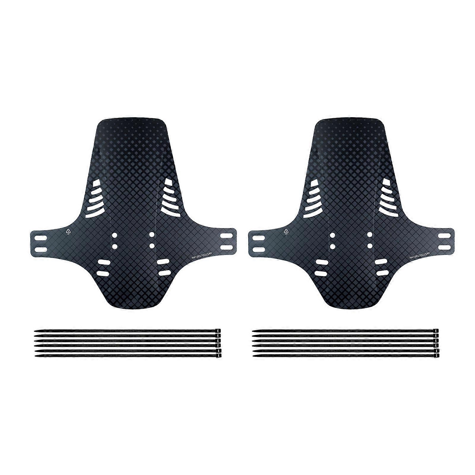 2lots Universals Bike Mud Guards Thickened Mudguards Easyly Install Mud Guards for Easy Installation on Mountain Bike