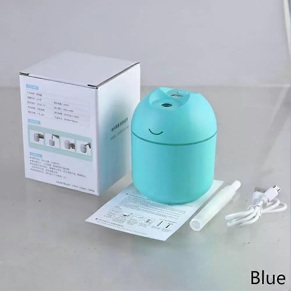 250Ml Mini Ultrasonic Air Humidifier Essential Oil Diffuser For Home Office Car Purifier Usb Aroma Diffuser Mist Maker Led Lamp