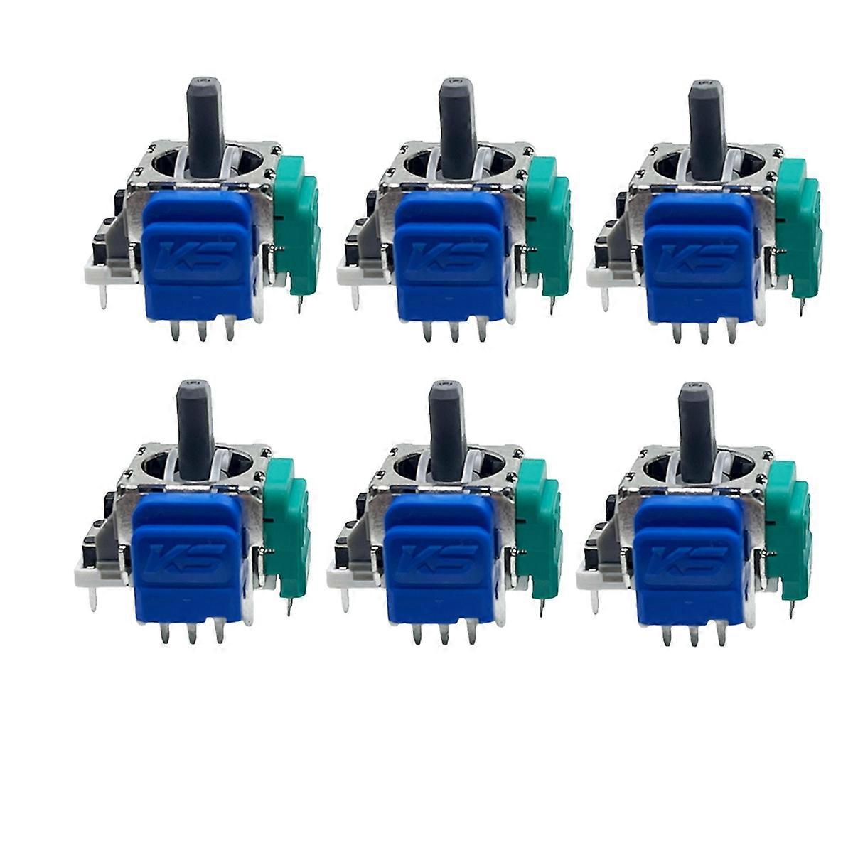 6PCS TMR Electromagnetic Joystick for One//X Gamepad Upgrade TMR Joystick 3D Analog Thumbstick Cont