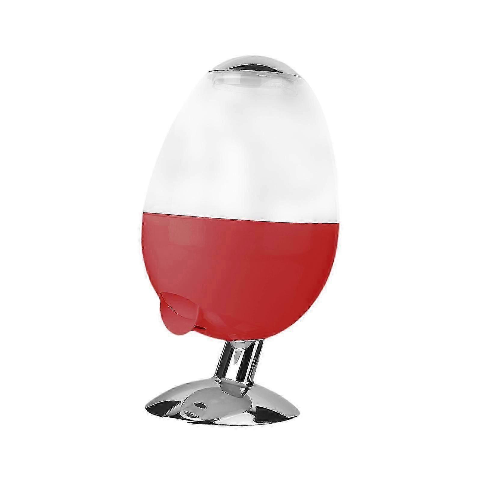 Automatic Candy Dispenser Machine Cereal Dispenser Countertop for Rice Beans red