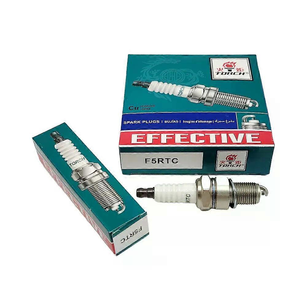 F5RTC Spark Plug replaceNGK 7734/BPR5ES Champion 322/RN11YC 404/RN12YC 8405 compatible for Denso 5305 compatible for Toyota Nissan Harley Davidson 5RL