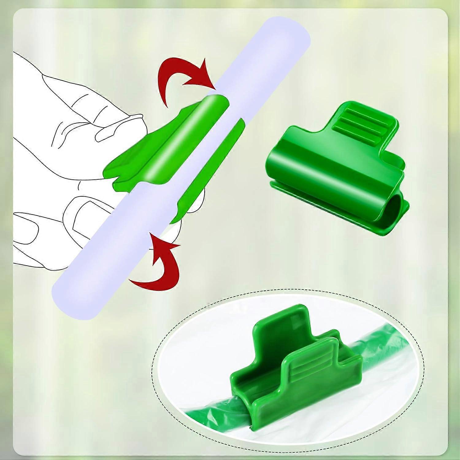 40pcs greenhouse film clips, seasonal plant extension support