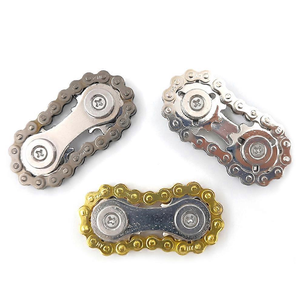 Metal Gear Bicycle Chain Decompression Fingertip Chain Gear Chain Decompression Toy