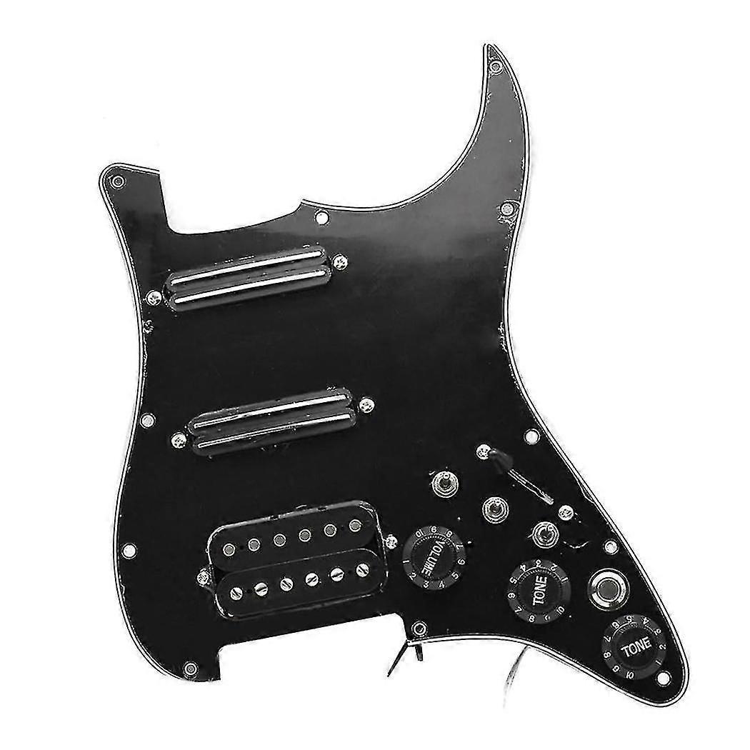Elektrisk gitar pickguard pickup med singlecut ledninger lastet forhåndskablet gitar pickguard for stratgitar