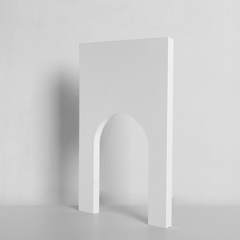 Arch Low Inner Arch Solid Wood Geometric Polygon Camera Props Creative Photography Ornaments