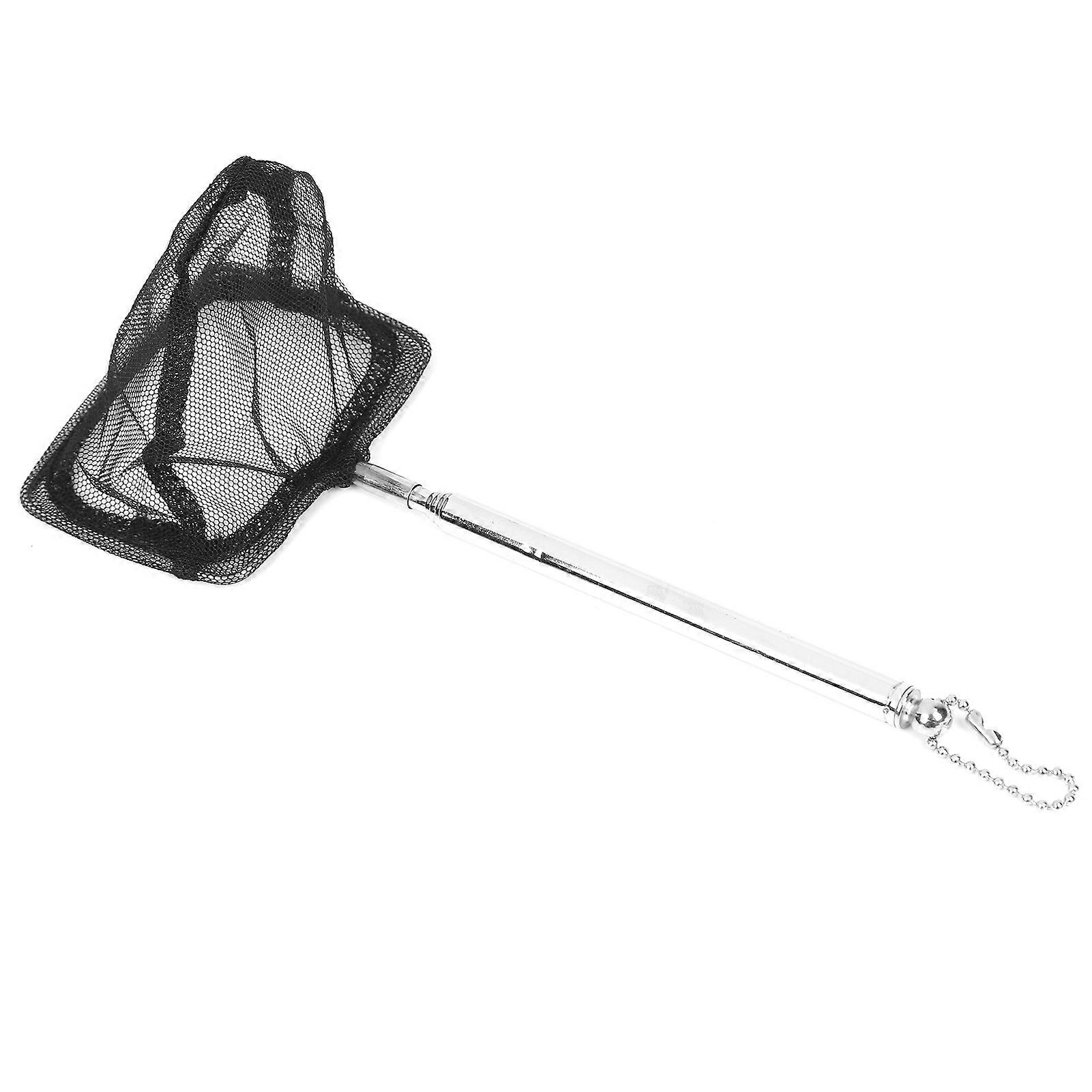 Extendable Fishing Stainless Steel Pole Handle Telescopic Landing Net for Tank Lakes